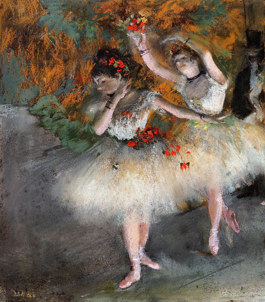 Two Dancers Entering the Stage 1878